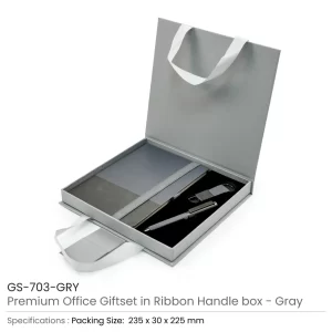 Premium Office Gift Set with Ribbon Handle Box - Image 7