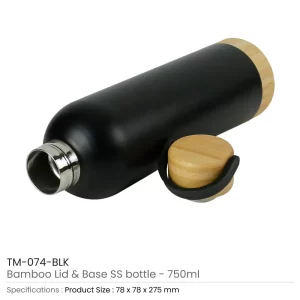 Bottles with Bamboo Base & Lid - Image 8
