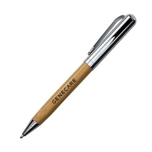 Chrome and Bamboo Metal Pens - Image 2
