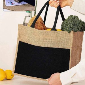 Jute Bag with Black Cotton - Image 6