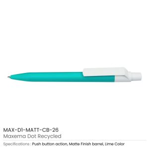 MATT Pens with White Clip - Image 7