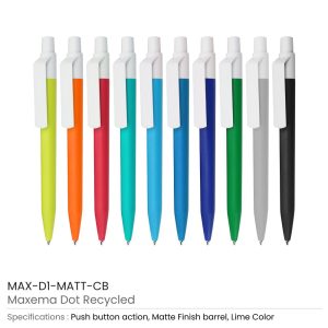 MATT Pens with White Clip - Image 4