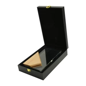 Rectangle Wooden Crystal Awards in Hardboard Box - Image 5