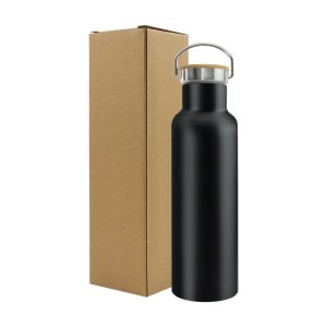 Stainless Steel Bamboo Flask - Image 3