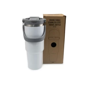 Steel Tumblers with Handle & Straw - Image 11