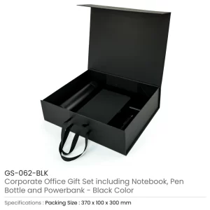 Corporate Office Gift Set in Color Themed Box with Ribbon Handle - Image 4