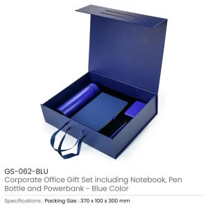 Corporate Office Gift Set in Color Themed Box with Ribbon Handle - Image 5
