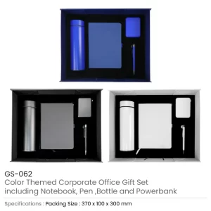 Corporate Office Gift Set in Color Themed Box with Ribbon Handle - Image 9