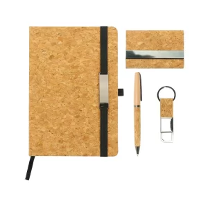 Office Gift Sets with Notebook, Pen, Card Holder, Keychain - Image 3