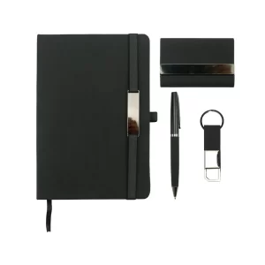 Office Gift Sets with Notebook, Pen, Card Holder, Keychain - Image 4
