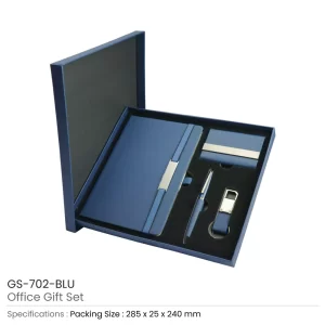 Office Gift Sets with Notebook, Pen, Card Holder, Keychain - Image 6