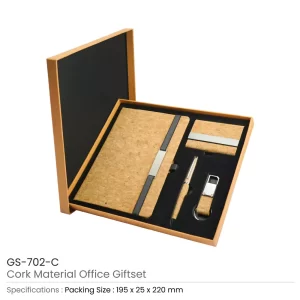 Office Gift Sets with Notebook, Pen, Card Holder, Keychain - Image 7