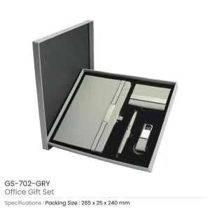 Office Gift Sets with Notebook, Pen, Card Holder, Keychain - Image 9