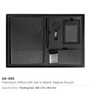 Premium Office Gift Set in Black Sleeve Pouch - Image 4