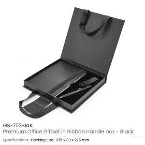 Premium Office Gift Set with Ribbon Handle Box - Image 4